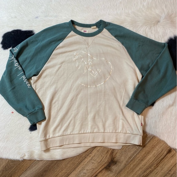 Levi's women's sweatshirt with raglan sleeves “The Stable Haven” - Picture 1 of 7